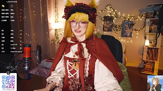 koshkasenpai 现场性爱视讯表演