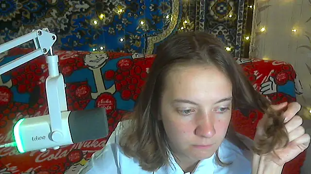 Babychloeshow - Take off skirt & shirt, stay in sexy lin