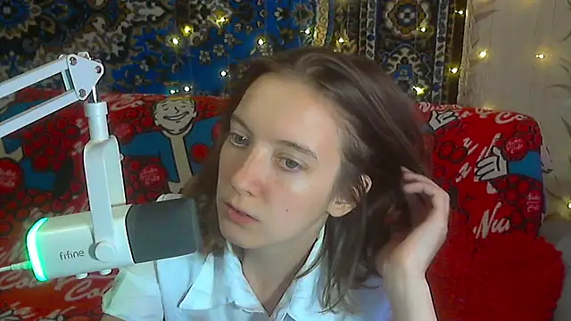 Babychloeshow - Take off skirt & shirt, stay in sexy lin