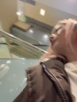 LavenderHot - Riding a dildo in the toilet