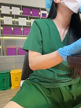Secretly_masturbating - masturbating with the doctor at the clin