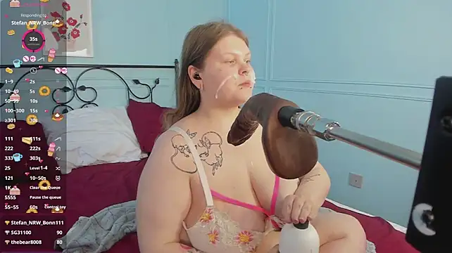 AuroraDemoni - stretch mouth with two fingers