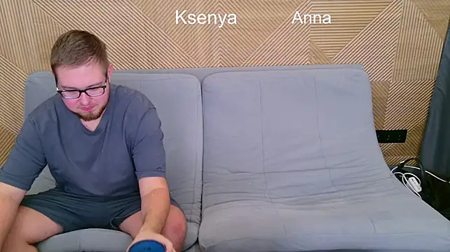 Ksenny - threesome sex + creampie