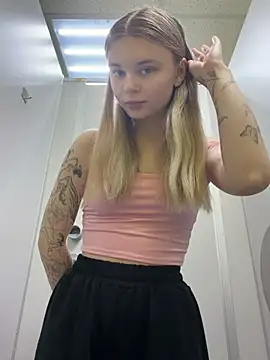 -MiaKitty - Show sexy panties in public bathroom🍬💦