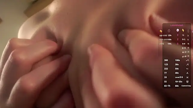 ElinPoston - Squeezing my pretty tits close-up💕