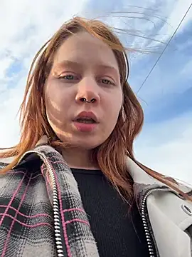 SlavicCandy - stick 1 finger in my pussy in public