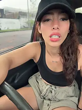 Roxyrougee - Risky ride dildo naked open door