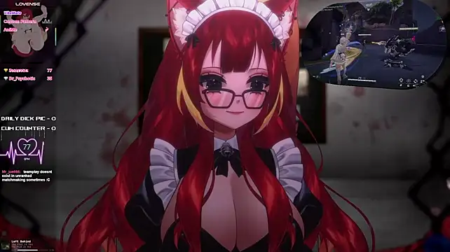 LewdFoxy_VT - Good evening Kira! Glasses + Tail
