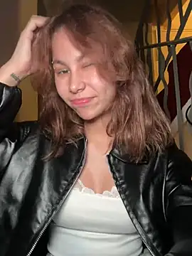 MilkKiss - Squeezing my boobs by lifting top