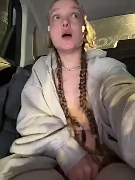 Bambi_lu - rub pussy in panties behind UBER DRIVER