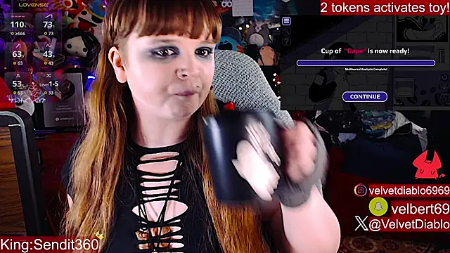 VelvetDiablo - Tease pussy maybe I'll cum idk