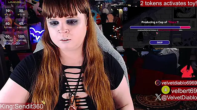 VelvetDiablo - Tease pussy maybe I'll cum idk