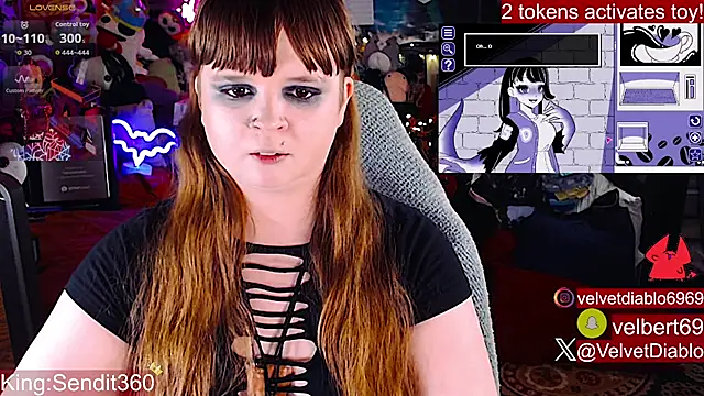 VelvetDiablo - Tease pussy maybe I'll cum idk