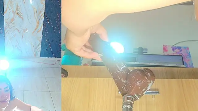 Aisha_funny - control machine 1minute and squirt+cum