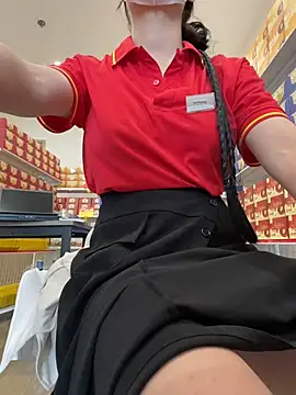 Sneaky_Cumshoot - Sneaky Masturbating under Mart Cashier