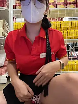 Sneaky_Cumshoot - Sneaky Masturbating under Mart Cashier