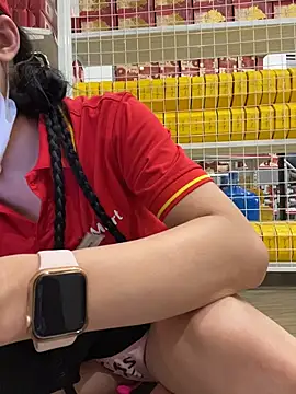 Sneaky_Cumshoot - Sneaky Masturbating under Mart Cashier