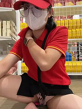 Sneaky_Cumshoot - Sneaky Masturbating under Mart Cashier