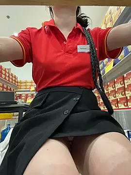 Sneaky_Cumshoot - Sneaky Masturbating under Mart Cashier