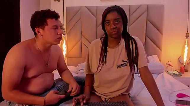 AxelandVioleta - Flash tits and flash cock 🍒🍆🔥