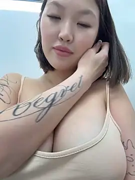 CreamPuff- - Slap naked boobs+loud moans in mans WC