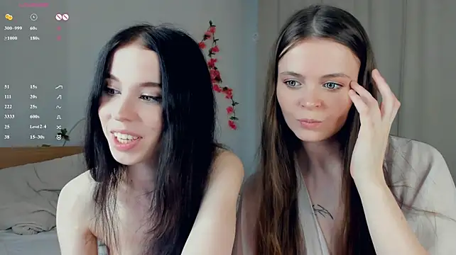 CleotildePiel - suck and lick each other finger^^