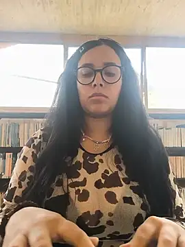 Annya-sweet - Annya takes off her bra in the library