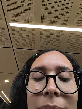 Annya-sweet - Annya takes off her bra in the library