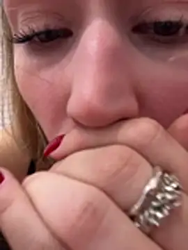 Blonde_exe - panty off+put on door handle at men's wc