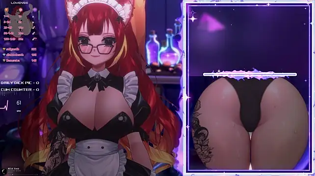 LewdFoxy_VT - Good evening Kira! Glasses + Tail