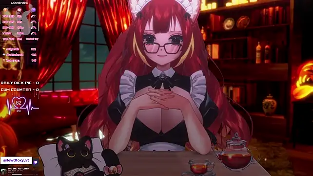 LewdFoxy_VT - Good evening Kira! Glasses + Tail