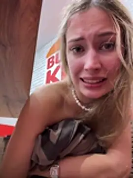 Blonde_exe - rub clit w dildo's tip men's wc