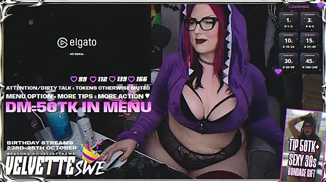 VelvetteSWE - New PC: Top tipr 10m custom video in DM