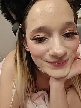 Chloe_StClaire - outfit change to fuzzy ears and buttplug