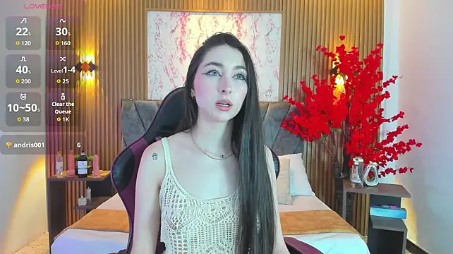 Ayla_min - naked, with her hands on her breasts