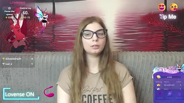Sweetbabygirlforyou - make me cum:)lush inside :P