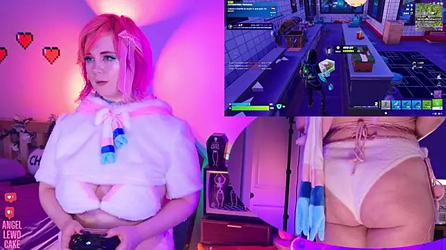 Angel-Lewd-Cake - Oil my ass & shake it🩷Tease dildo