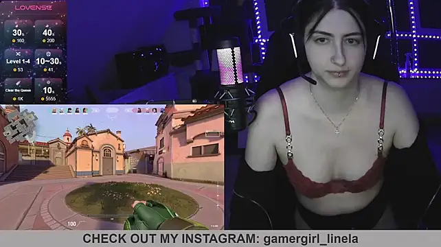 Gamergirl-Linela - LT Gets Shower Video