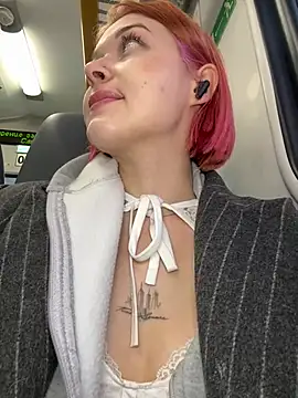 TimesSquare_ - Take off wet panties in public on train