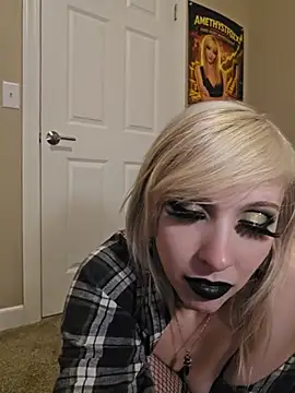 AmethystFoxx - Missonary anal gapes with glass plug