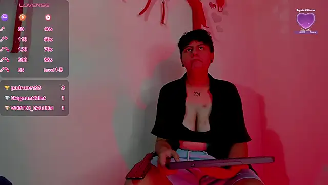 Rayven_black1 - hot wax in clítoris + clamps