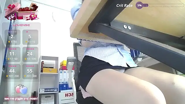 _GirlOffice_ - Crazy pussy fucking with 3 fingers