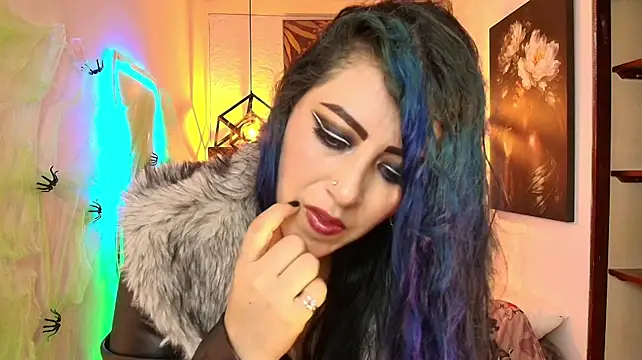 Scarleth_blue - oil in tits+saliva+spank 😈💦😏💘🫦