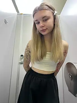 -MiaKitty - Keep pants on knees + rub pussy in panty