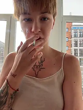 IceMur - Naked on the balcony spanking mysel ❤️🔞