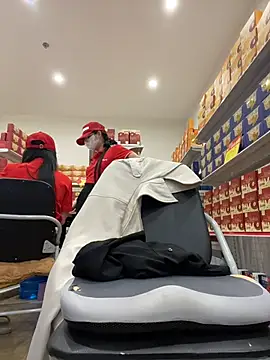 Sneaky_Cumshoot - Sneaky masturbating under Mart Cashier