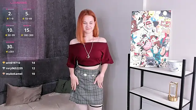 ClaudetteShahim - play with my skirt