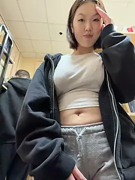 CreamPuff- - Boobs out in library