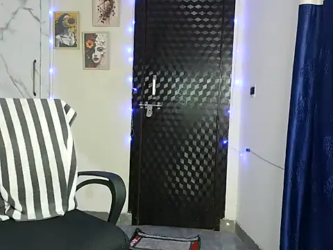 Secy_noah9 - saree removed , only bra & panty left