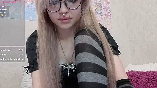 Emodreamgirl - blowjob on dildo with eye contact